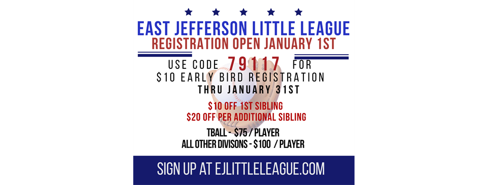Registration Opens January 1st